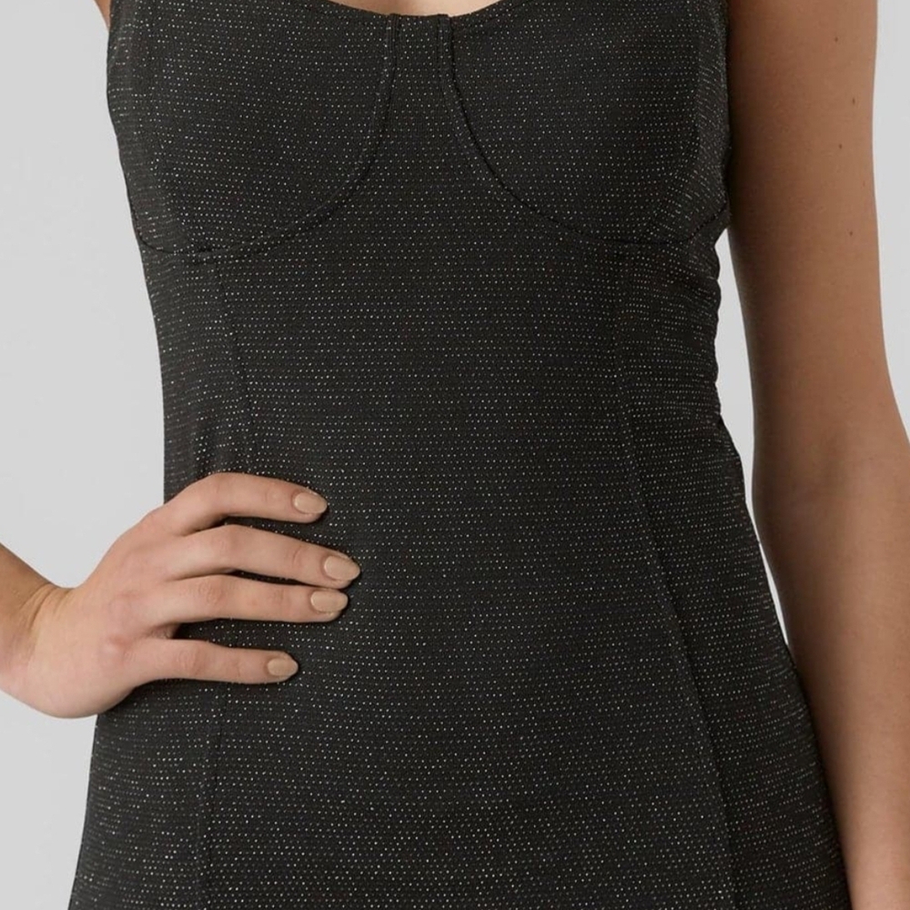 Vero Moda Black Dress with Subtle Dots